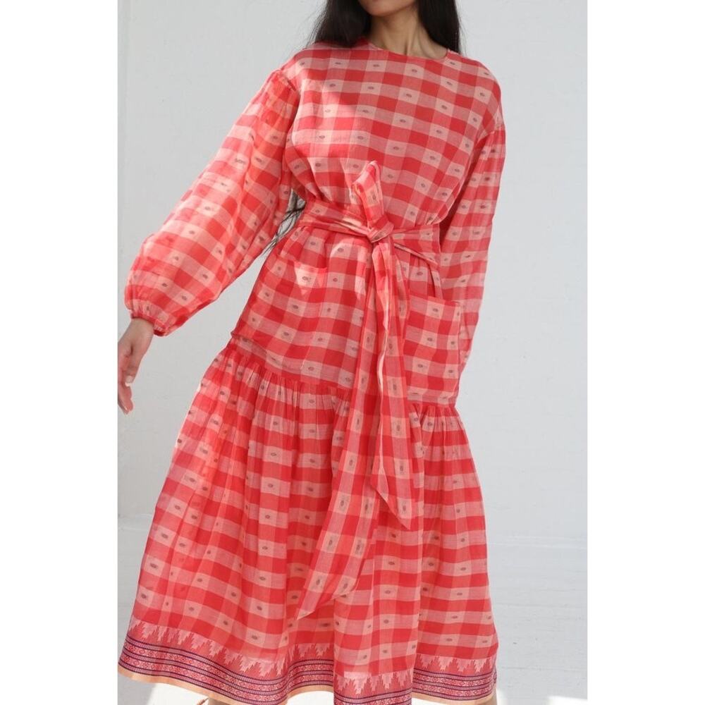 Ulla Johnson 6 Alvina Dress in Hibiscus Orange